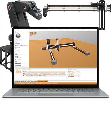Robot programming with igus Robot Control